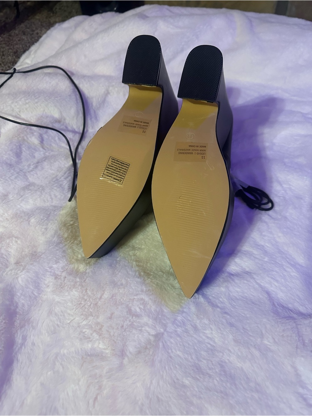 Fashion Nova Black Platform Wedge Pumps - Picture 5 of 8